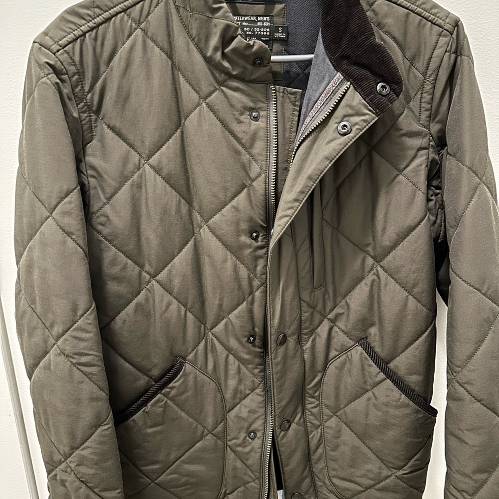 Jcrew Men’s Sussex Jacket, Olive, Small